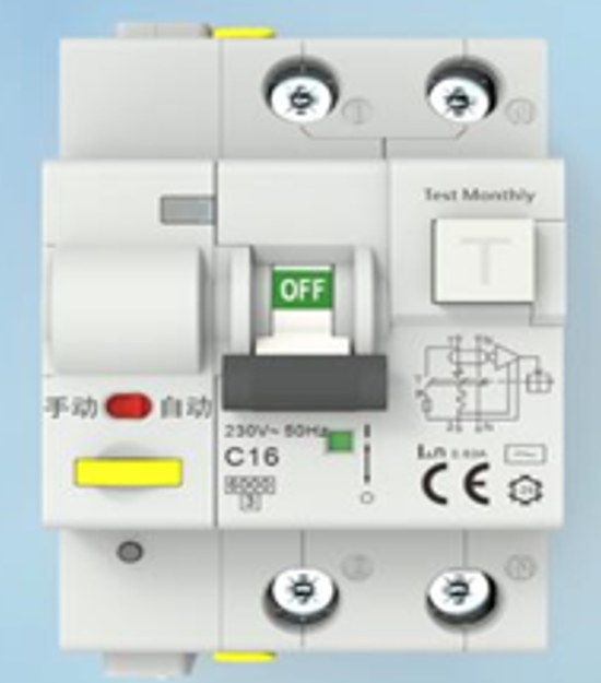 Tuya WiFi Circuit Breaker 1P, Leakage Protection, Remote Control, 10-32A, 6kA, Overcurrent & Voltage Safety, DIN Rail, CE/ROHS